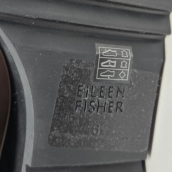 Eileen Fisher Womens Wedge Booties Sz 6M Beige Nubuck Pull On Stretch Ankle - Picture 8 of 10